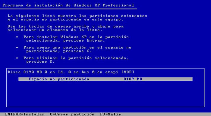 Instalación 01