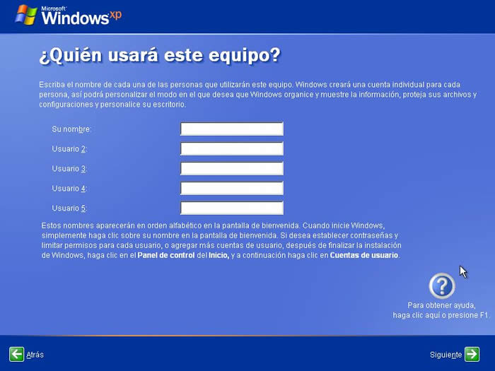 Instalación 01